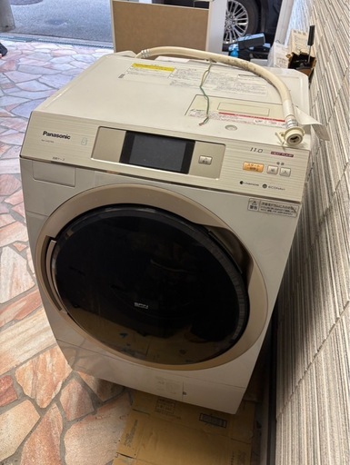 パナソニック NA-VX9700L-  W ドラム式洗濯乾燥機（洗  濯11.0kg／乾燥6.0kg・左開  き） クリスタルホワイト