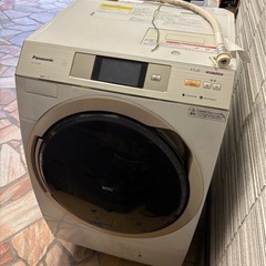 パナソニック NA-VX9700L-  W ドラム式洗濯乾燥機（洗  濯11.0kg／乾燥6.0kg・左開  き） クリスタルホワイトの画像