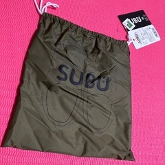 SUBU 巾着袋　ポーチ　旅行用ポーチ　シューズケース　おむつポーチ　新品タグ付きの画像