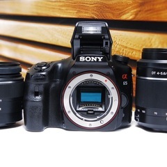 SONY α65❤️ダブルレンズセット❤️高画質❤️超望遠❤️望遠レンズ スマホ転送の画像