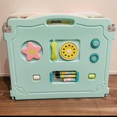 WEIMALL ベビーサークル 扉付き ドアロック 折りたたみの画像