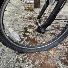 前後チャイルドシート付き3人乗り電動自転車の画像