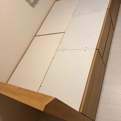 ニトリ セミダブルベッドフレームの画像