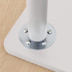 簡単に脚を外せるローテーブル　ハロー(ホワイト) ニトリの画像