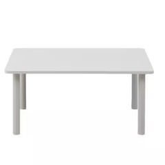 簡単に脚を外せるローテーブル　ハロー(ホワイト) ニトリの画像