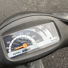 SUZUKI レッツ2　実働 メーターLED球新品等々 最短で即日の配送も可能ですのでお気軽にご相談ください　軽くて速い2ストマシンを楽しんでほしいなぁ　の画像