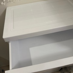 軽量 収納 キャビネット 7段 棚 ホワイト　プラスチック の画像