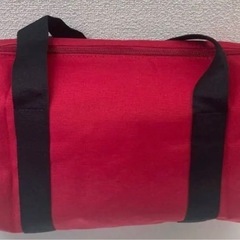 【新品未使用】 CHANEL シャネル  ノベルティ  キャンパス　ボストンバッグ  レッドの画像