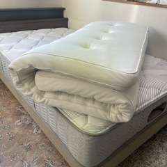 【12/17午後、12/19午後、12/20午後　引き取りに来てくださる方限定】IKEA マットレス　セミダブルサイズ　TUSTNA　　 の画像