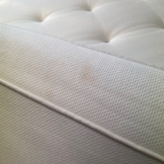 【12/17午後、12/19午後、12/20午後　引き取りに来てくださる方限定】IKEA マットレス　セミダブルサイズ　TUSTNA　　 の画像