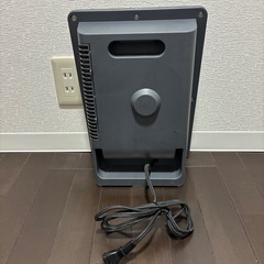 セラミックファンヒーター　1200W ブラック　TEKNOSの画像