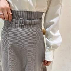 ダズリン dazzlin M マーメイド サイド　プリーツフレアスカート　レディース　冬服の画像