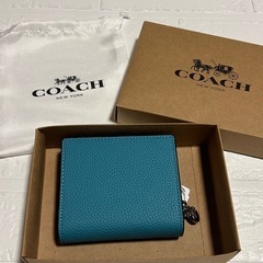 coach 新品未使用　二つ折り財布の画像