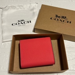 coach 新品未使用　二つ折り財布の画像