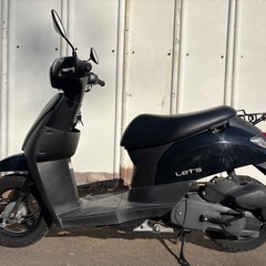 【動画あり】 レッツ CA4AA FI 低走行車タイヤ前後バリ山 原付スクーターの画像