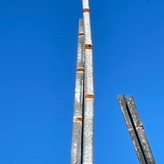 ビニールハウス解体部材　C鋼　1本6m辺り1,000円の画像