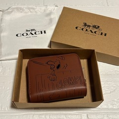 coach 新品未使用　二つ折り財布の画像