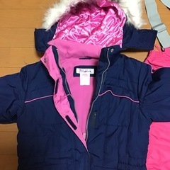 子どもスキーウェア上下 雪遊びにも！の画像