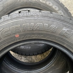 1210-3)はめ替え込み！195/65R15良品グッドイヤースタッドレス中古4本セット！2018年製アイスナビ6の画像