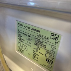 【お引取確定】アクア　冷蔵庫　の画像