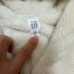 【美品】ベビーギャップ もこもこアウター 18-24monthsの画像