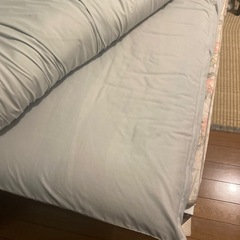 パイプベットと布団の画像