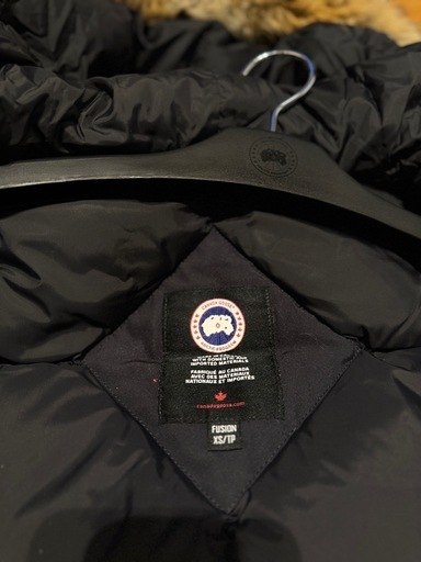 CANADA GOOSE EXPEDITION ダウンジャケット ネイビー xs