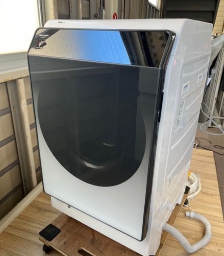 【超最安値】?2022年購入SHARPドラム式洗濯機 洗剤自動　NEXT乾燥ES-W114 配達無料