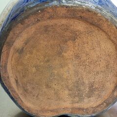 お多福さんの手焙り火鉢の画像