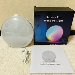 光目覚まし時計 日の出再現 大音量 FM自然音 多機能ライト 授乳灯 目覚ましの画像