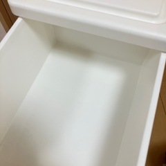 JEJアステージ(JEJ Astage) SEEDS(シーズ) スリムチェスト プラスチック 3段 キャスター付き ホワイト SIU-3-WHの画像