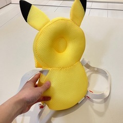 モンポケ　ピカチュウ　よちよちリュック　ヘッドガード　赤ちゃん　つかまり立ちの画像