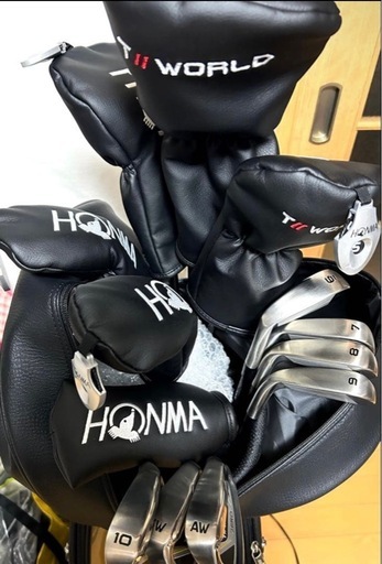 【新品に近い】HONMA T//WORLD クラブフルセット ゴルフバック付き