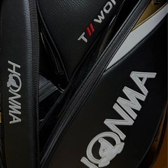 【新品に近い】HONMA T//WORLD クラブフルセット ゴルフバック付きの画像