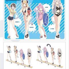 【新品・未開封】かんざきひろ すばちょこるなたん アクリルスタンド4体セットの画像