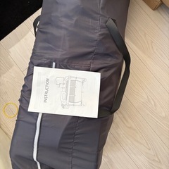 ベビーベッド　ガード調節可の画像