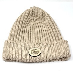 【GUCCI】ニット帽 ウールカシミア キャップの画像