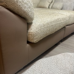 カウチソファー ソファーの画像