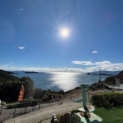 備前市日生町鹿久居島でみかん狩りの画像