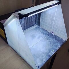 Ausuc 塗装ブース スプレーブース LED照明付き（折りたたみ式）の画像