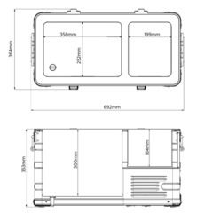 ICECO ポータブル冷蔵庫　冷凍庫　車載可能の画像