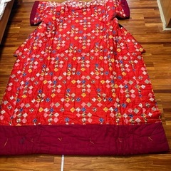 かいまき布団①　超ロングはんてんの画像