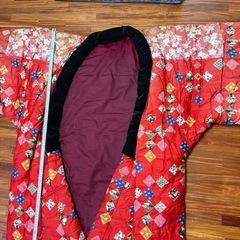 かいまき布団①　超ロングはんてんの画像