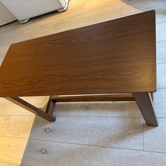 ニトリ　伸長式ダイニングテーブル(ロピア2 MBR)　　　の画像