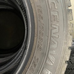 スタッドレスタイヤのみ　155/70R13の画像