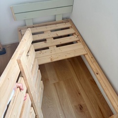 ジュニアサイズ　ハンドメイドベッド　お譲りしますの画像