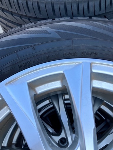 スタッドレスタイヤホイール4本セット225/60R17
