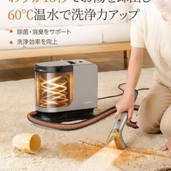 18000Pa❣️超強吸引力 スチームクリーナー 高温リンサークリーナー 加熱式の画像