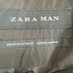ZARA メンズ　ダウンの画像