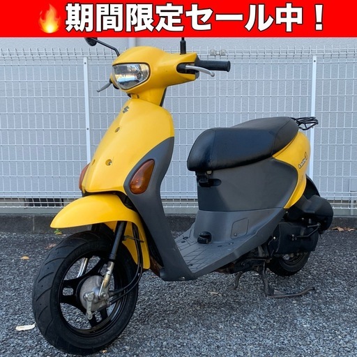 ※12/15まで【期間限定】バッテリー新品・オイル交換・シート張り替え済み♪その他軽整備済ですぐ乗れる！通勤・通学・普段乗りに最適な原付バイク／スズキ レッツ4 インジェクション搭載 CA45A型 スクーター